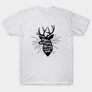 Christmas Gift Design, Christmas Clothing, Christmas Artwork, Christmas Deer T-Shirt